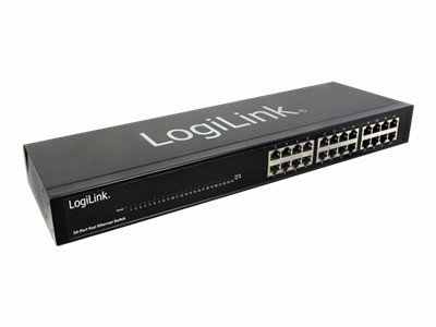 Logilink Fast Ethernet 19 Switch 24 Port